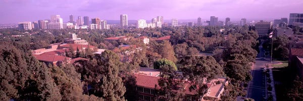 Los Angeles Skylines: University campus, University Of California, Los Angeles, California, USA by Panoramic Images
