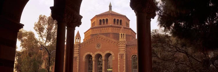 Powell Library at an university campus, University of California, Los Angeles, California, USA