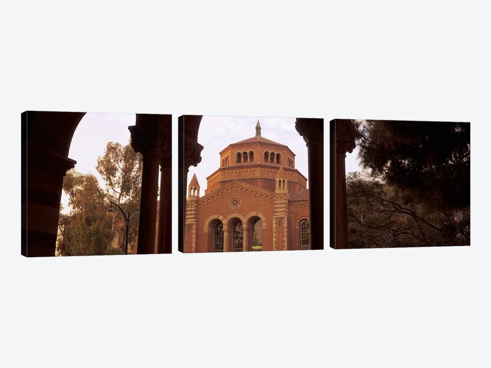 Powell Library at an university campus, University of California, Los Angeles, California, USA by Panoramic Images 3-piece Art Print