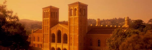 Los Angeles: Royce Hall at an university campus, University of California, Los Angeles, California, USA by Panoramic Images