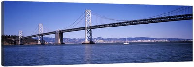 The Bay Bridge, San Francisco, CA Canvas Art Print - San Francisco Art