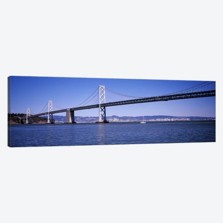 The Bay Bridge, San Francisco, CA Canvas Print #PIM10963} by Panoramic Images Canvas Print