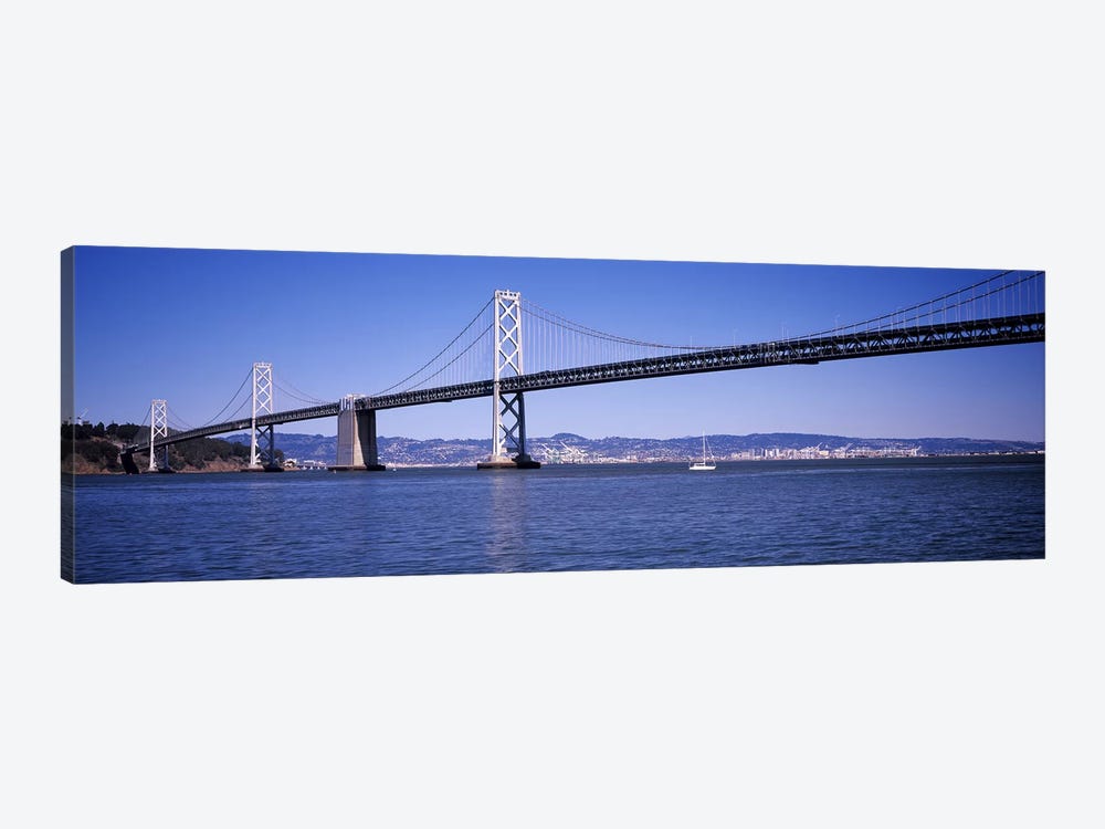 The Bay Bridge, San Francisco, CA by Panoramic Images 1-piece Canvas Print