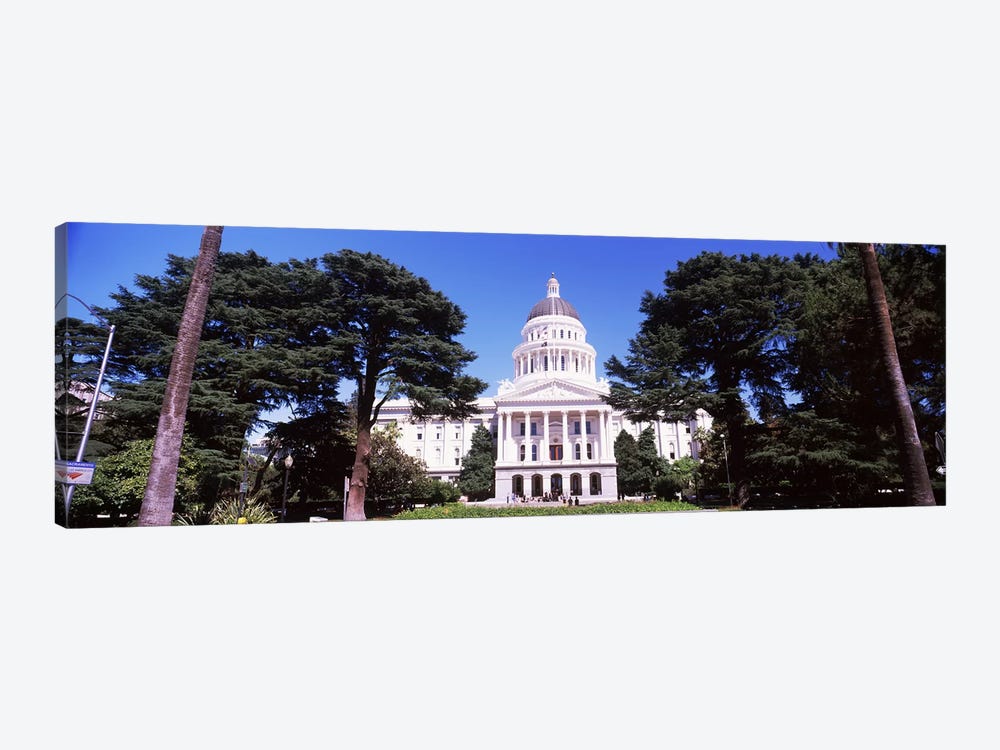 Facade of a government building, California State Capitol Building, Sacramento, California, USA by Panoramic Images 1-piece Canvas Wall Art
