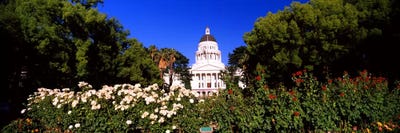 Facade of a government building, California State Capitol Building, Sacramento, California, USA #2 by Panoramic Images canvas print
