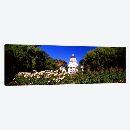 Facade of a government building, California State Capitol Building, Sacramento, California, USA #2 Canvas Print #PIM10969} by Panoramic Images Canvas Art Print