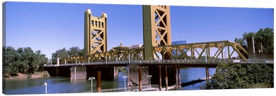 Tower Bridge, Sacramento, CA, USA Canvas Art Print - Sacramento
