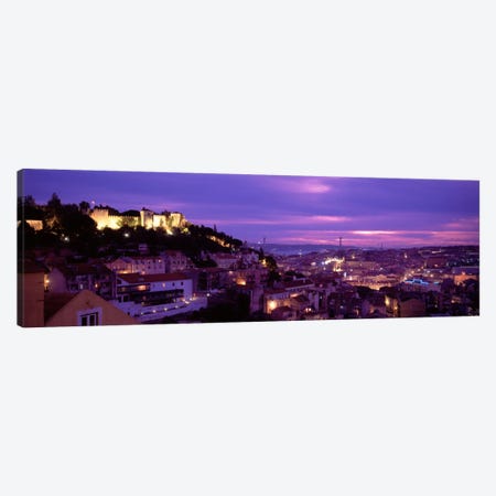 Rooftop View Of Alfama District, Lisbon, Portugal Canvas Print #PIM1097} by Panoramic Images Canvas Art Print