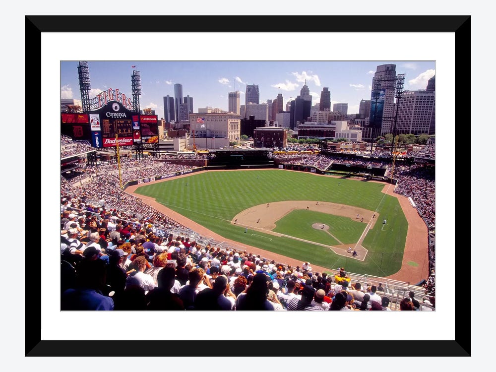 Comerica Park - Home of the Detroit Tigers Jigsaw Puzzle by Mountain Dreams  - Pixels