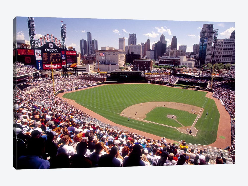 Home of the Detroit Tigers Baseball Team, Comerica Park, Detroit, Michigan, USA by Panoramic Images 1-piece Canvas Artwork