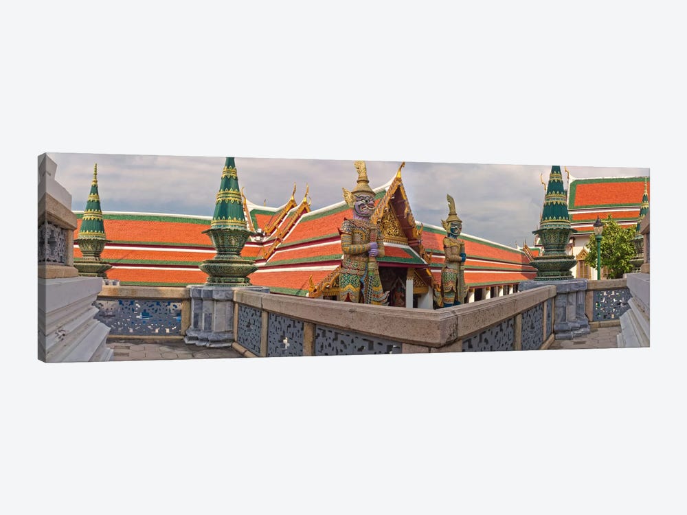 The Grand Palace (Phra Borom Maha Ratcha Wang) is a complex of buildings at the heart of Bangkok, Thailand by Panoramic Images 1-piece Canvas Artwork