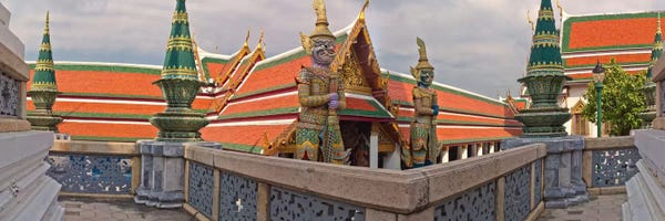 The Grand Palace: The Grand Palace (Phra Borom Maha Ratcha Wang) is a complex of buildings at the heart of Bangkok, Thailand by Panoramic Images