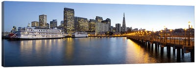 San Francisco PierSan Francisco, Califorina Canvas Art Print - Dock & Pier Art
