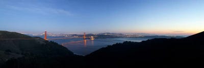 Hawk Hill, Marin Headlands, Goden Gate Bridge, San Francisco, Califorina by Panoramic Images multi panel art