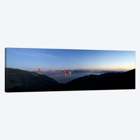Hawk Hill, Marin Headlands, Goden Gate Bridge, San Francisco, Califorina Canvas Print #PIM10988} by Panoramic Images Canvas Print