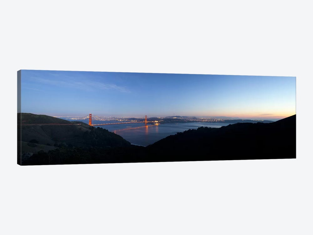 Hawk Hill, Marin Headlands, Goden Gate Bridge, San Francisco, Califorina by Panoramic Images 1-piece Canvas Wall Art