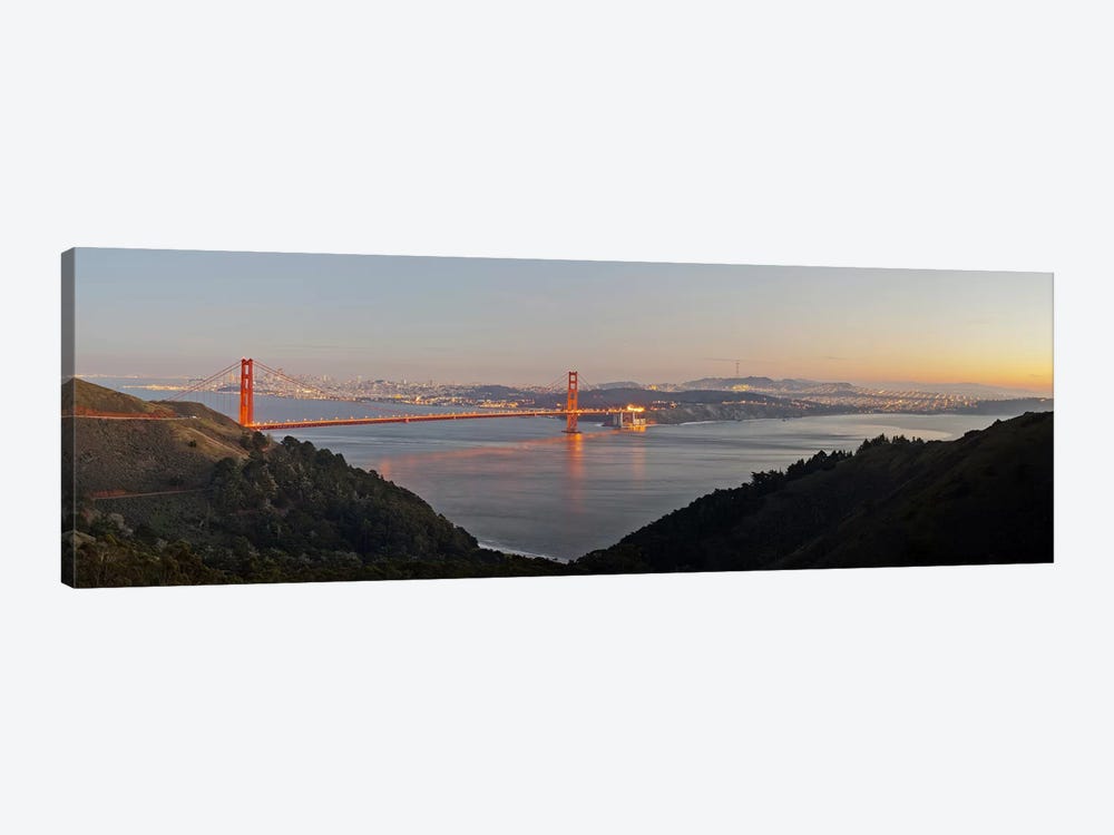 Hawk Hill, Marin Headlands, Goden Gate Bridge, San Francisco, Califorina #2 by Panoramic Images 1-piece Canvas Art Print