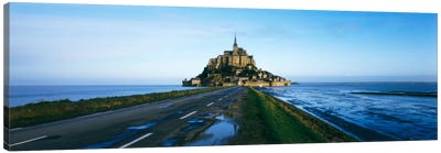 Long Shot, Le Mont-Saint-Michel, Normandy, France Canvas Art Print - Normandy