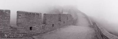 Mutianyu Section In B&W, Great Wall Of China, People's Republic Of China by Panoramic Images canvas print