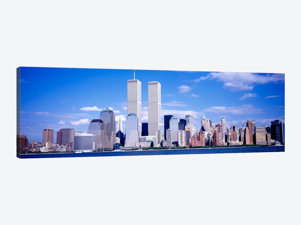 USA, New York City, with World Trade Center by Panoramic Images 1-piece Canvas Art Print
