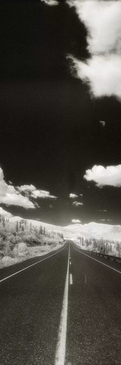 Long Road Ahead, Alaska Highway, Alaska, USA