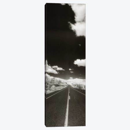 Long Road Ahead, Alaska Highway, Alaska, USA Canvas Print #PIM11038} by Panoramic Images Canvas Artwork