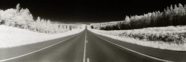 Alaska: Long Road Ahead (Negative), Alaska Highway, Alaska, USA by Panoramic Images