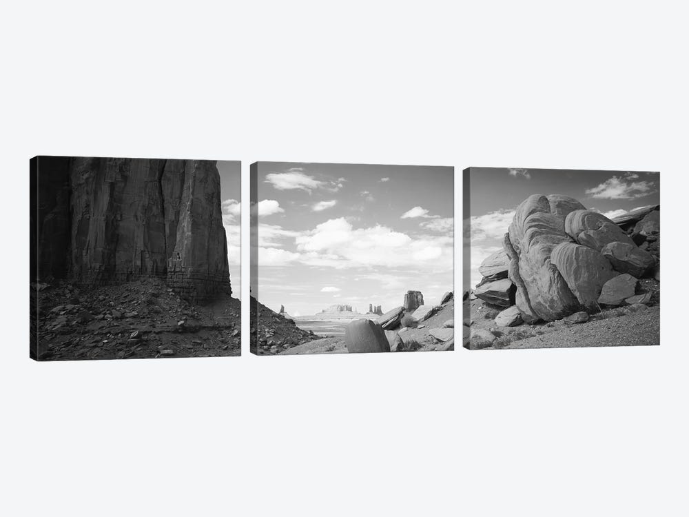 Monument Valley, Arizona, USA by Panoramic Images 3-piece Canvas Wall Art