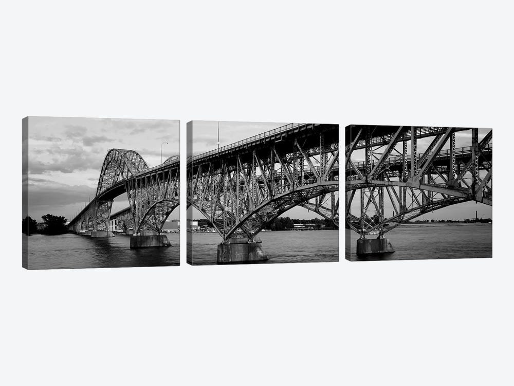 South Grand Island Bridges, New York State, USA by Panoramic Images 3-piece Art Print