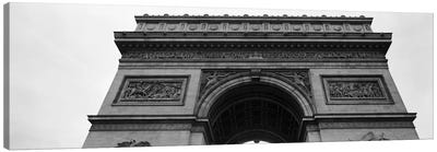 Low angle view of a triumphal arch, Arc de Triomphe, Paris, Ile-De-France, France Canvas Art Print - Arc de Triomphe