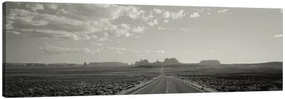 Long Road, Monument Valley, Utah, USA Canvas Art Print - Utah Art