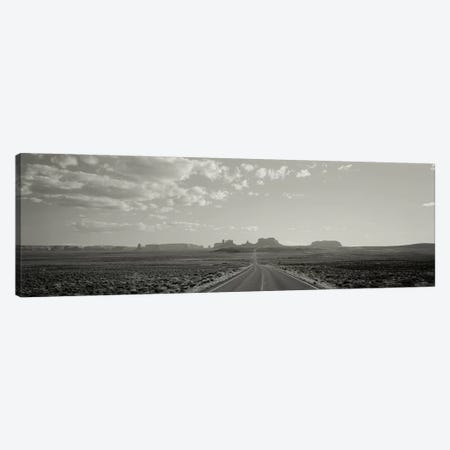 Long Road, Monument Valley, Utah, USA Canvas Print #PIM11079} by Panoramic Images Canvas Artwork