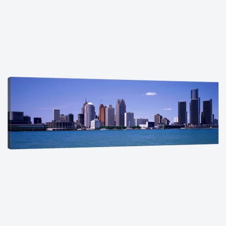 Detroit MI USA Canvas Print #PIM1107} by Panoramic Images Art Print