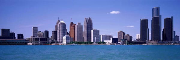 Michigan: Detroit MI USA by Panoramic Images