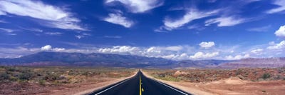 Cloudy Southwestern Landscape, Zion National Park, Utah, USA by Panoramic Images multi panel art