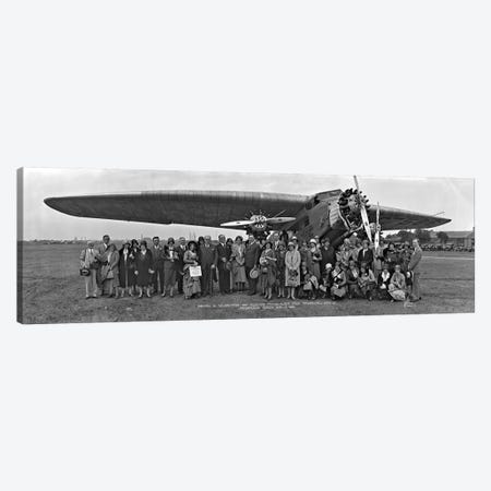 Amelia Earhart Washington DC Airfield Canvas Print #PIM11105} by Panoramic Images Canvas Print