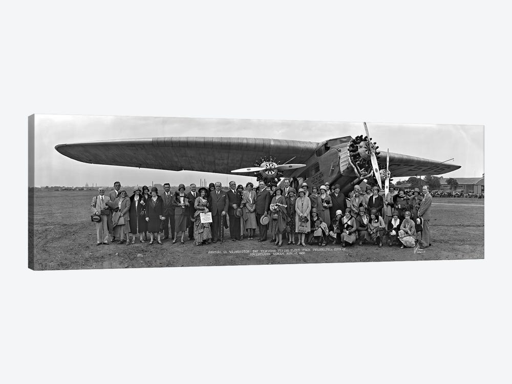 Amelia Earhart Washington DC Airfield by Panoramic Images 1-piece Canvas Artwork