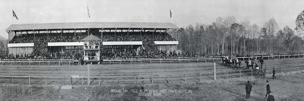 Equestrian: Bowie Race Track Bowie MD Opening Day Fall Meet November 13 1915 by Panoramic Images