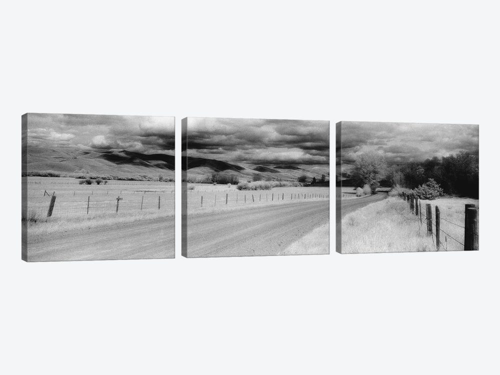 Country Road, Montana, USA by Panoramic Images 3-piece Canvas Wall Art