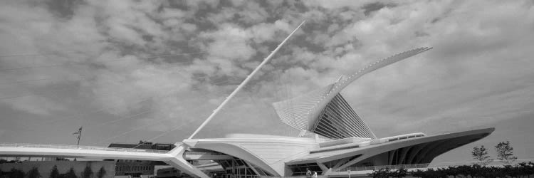 Milwaukee Art Museum In B&W, Milwaukee, Wisconsin, USA