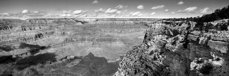 River Valley Landscape In B&W, Grand Canyon National Park, Arizona, USA