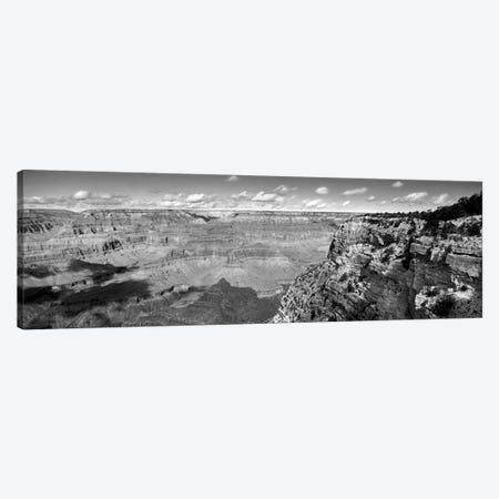 River Valley Landscape In B&W, Grand Canyon National Park, Arizona, USA Canvas Print #PIM11169} by Panoramic Images Canvas Art