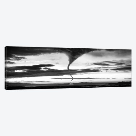 Tornado In B&W Canvas Print #PIM11175} by Panoramic Images Canvas Artwork