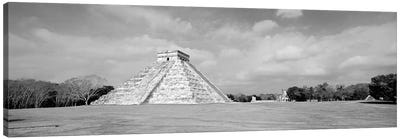 El Castillo Pyramid, Chichen Itza, Yucatan, Mexico Canvas Art Print - The Seven Wonders of the World