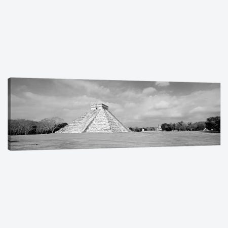 El Castillo Pyramid, Chichen Itza, Yucatan, Mexico Canvas Print #PIM11176} by Panoramic Images Canvas Artwork
