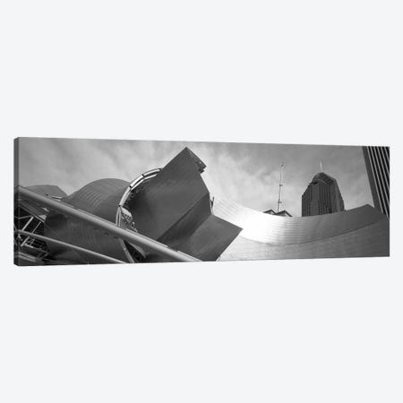 Low Angle View Of Buildings, Pritzker Pavilion, Millennium Park, Chicago, Illinois, USA Canvas Print #PIM11208} by Panoramic Images Canvas Art Print