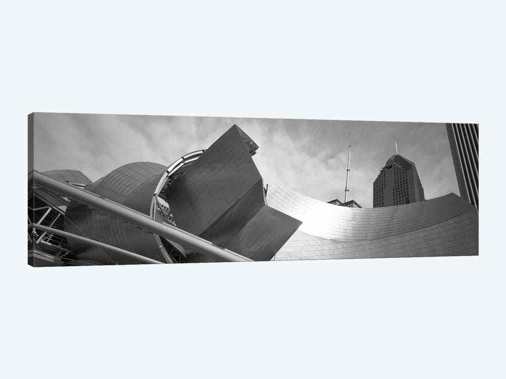 Low Angle View Of Buildings, Pritzker Pavilion, Millennium Park, Chicago, Illinois, USA by Panoramic Images 1-piece Art Print