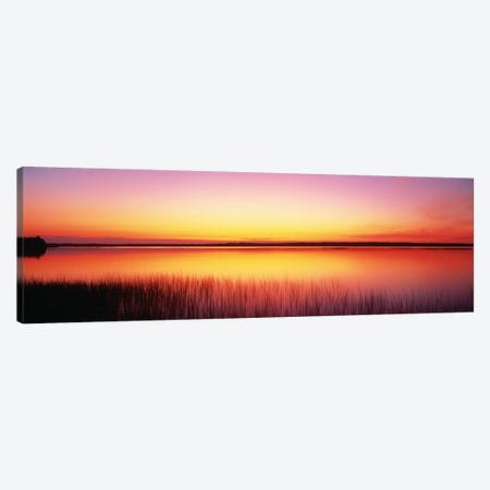 Sunrise Lake Michigan Door County WI Canvas Print #PIM1122} by Panoramic Images Canvas Wall Art