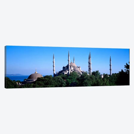 Blue Mosque Istanbul Turkey #3 Canvas Print #PIM1126} by Panoramic Images Art Print