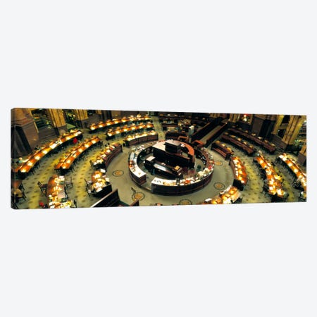 High Angle View Of A Library Reading Room, Library Of Congress, Washington DC, District Of Columbia, USA Canvas Print #PIM1130} by Panoramic Images Art Print